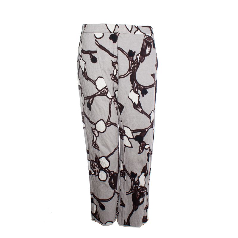 Marni, Trousers With Flower Print